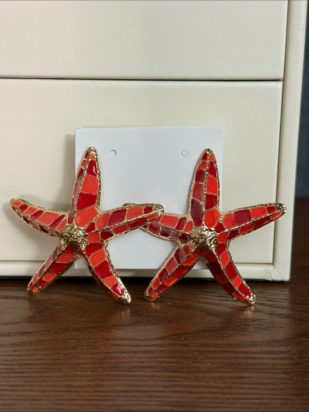 PENDIENTE CRETA Star ESTRELLA DE MAR Earrings - NWOT
